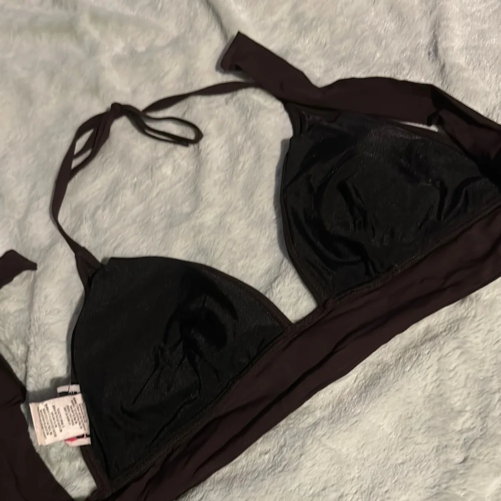 Coco Reef Chocolate Triangle Bikini Top